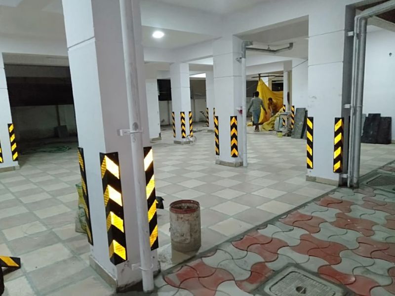 Cách lắp đặt thanh V cao su bảo vệ góc tường