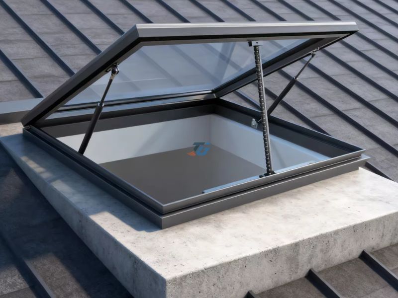 Đơn vị thi công mái kính mở hất uy tín Đơn vị thi công mái kính mở hất uy tín