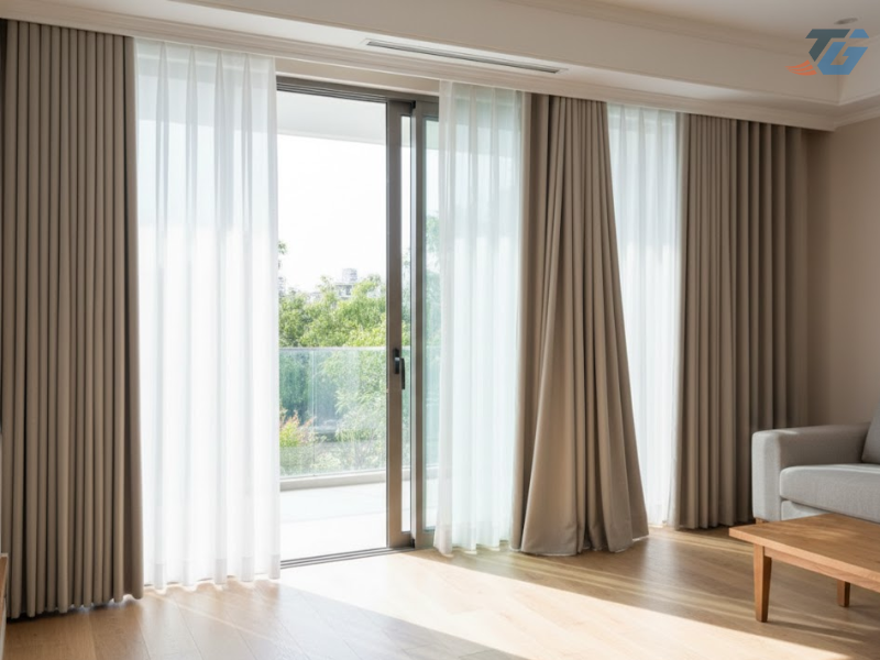Giá rèm kéo ngang tự động hiện nay