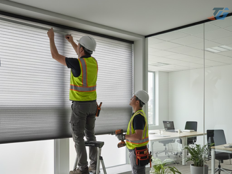 Hình ảnh thi công thực tế cho tòa nhà