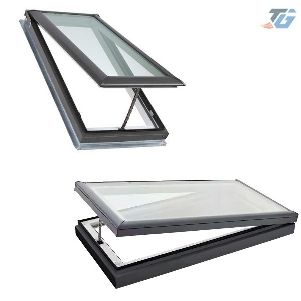 Mái Kính Mở Hất Tự Động - Ảnh 4