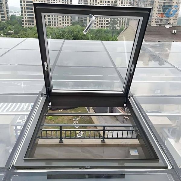 Mái Kính Mở Hất Tự Động - Ảnh 11