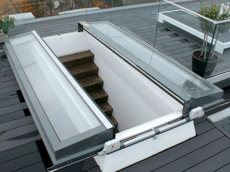 Mái kính mở lùa dùng ở đâu