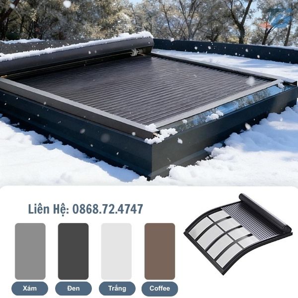 Mái Nhôm Cuốn Tự Động - Ảnh 3