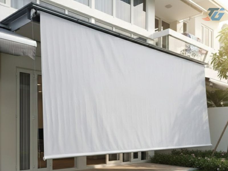 Mẫu vải bạt che nắng mưa Trung Quốc