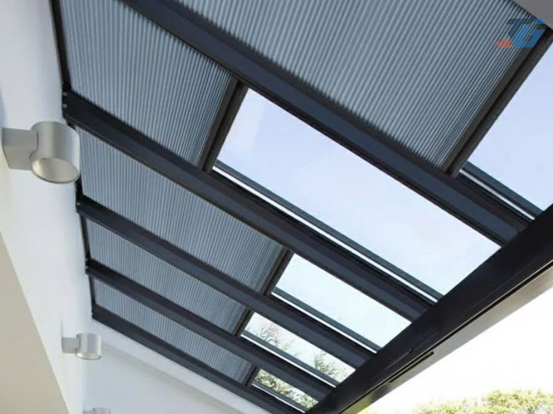 Nguyên lý hoạt động của mái bạt cuốn tự động