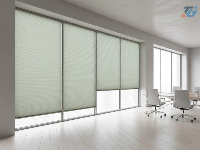 Rèm tổ ong tự động