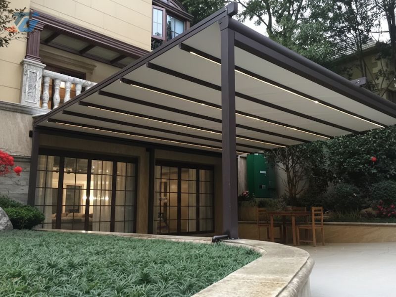 TGDerFlex - Đơn vị cung cấp mái bạt xếp tự động uy tín