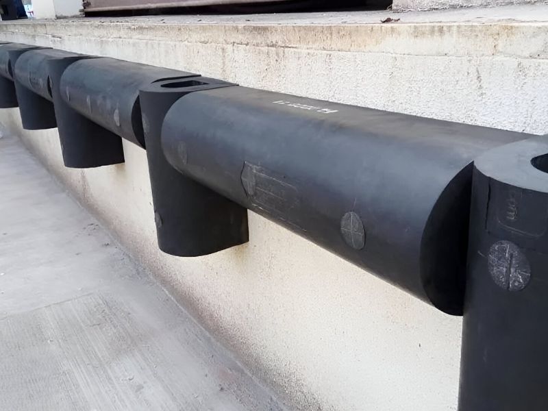 Thi công Cao Su Chống Va Đập Chữ D