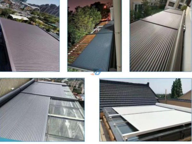 Ứng dụng mái nhôm cuốn trong thực tế Ứng dụng mái nhôm cuốn trong thực tế