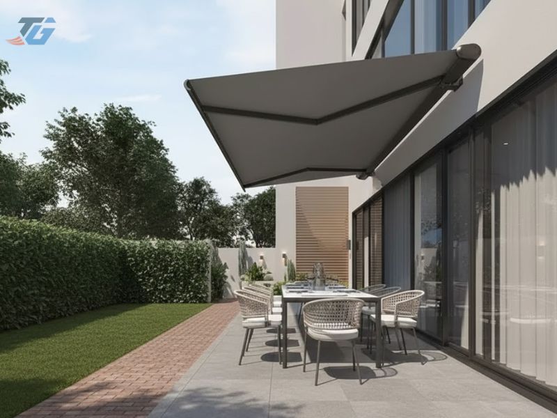 Ứng dụng phổ biến của mái hiên tự động