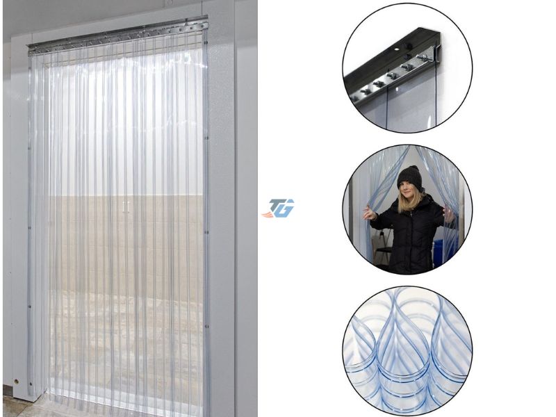 Ưu điểm nổi bật của rèm nhựa PVC ngăn lạnh