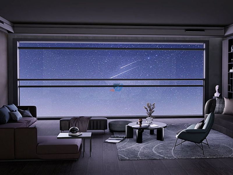 Báo giá vách kính mở trượt tự động