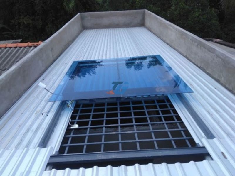 Mái kính mở lùa Mái kính mở lùa