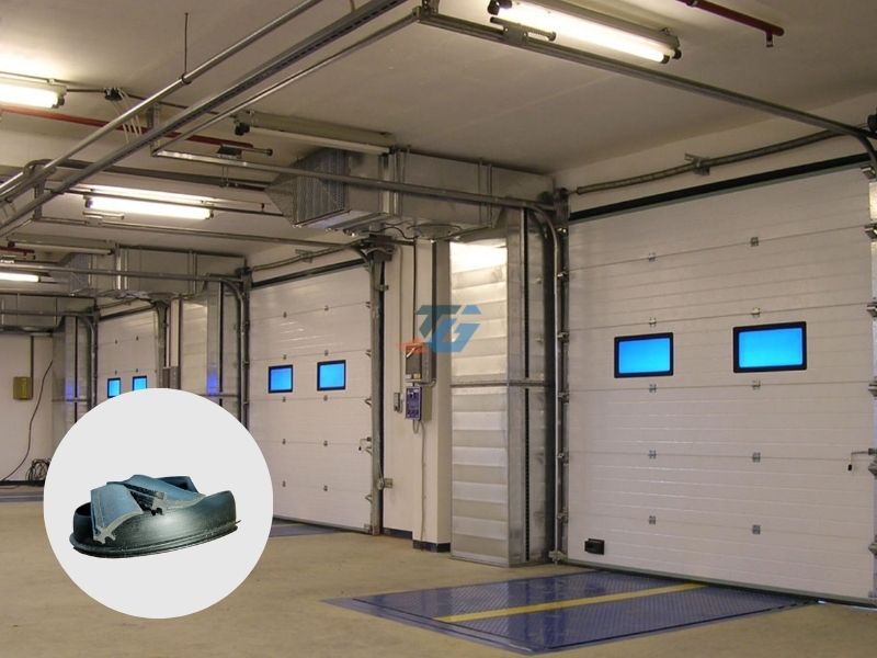 Gioăng cao su cửa trượt trần Panel