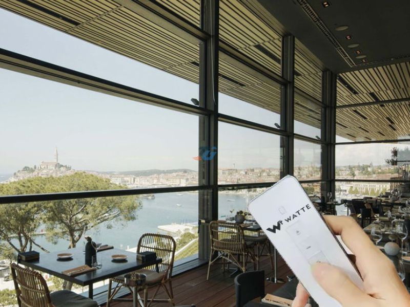 Nguyên lý hoạt động vách kính trượt tự động