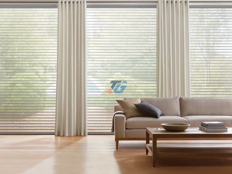 Rèm sáo ngang tự động Rèm sáo ngang tự động