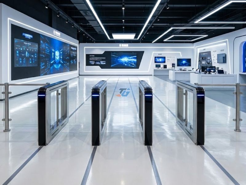 Cấu tạo cổng Swing Barrier Cấu tạo cổng Swing Barrier