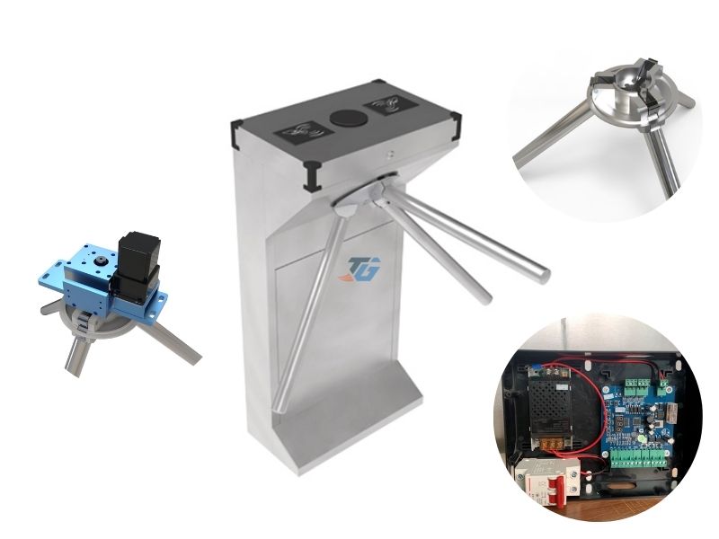 Cấu tạo cổng xoay Tripod Turnstile