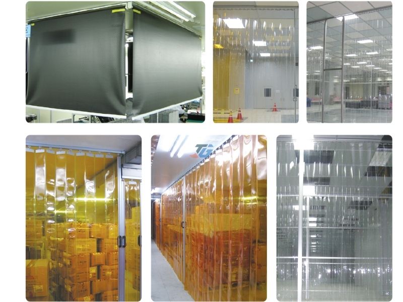 Ứng dụng của rèm nhựa PVC