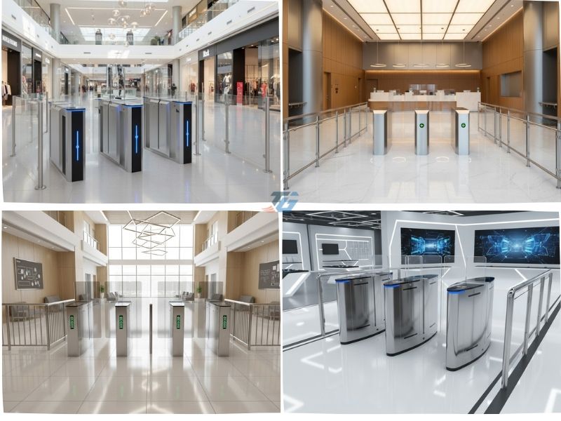 Ứng dụng thực tế của cổng Sliding Turnstile Ứng dụng thực tế của cổng Sliding Turnstile