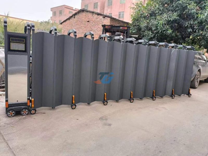 Báo giá cổng xếp trượt lá chắn tự động