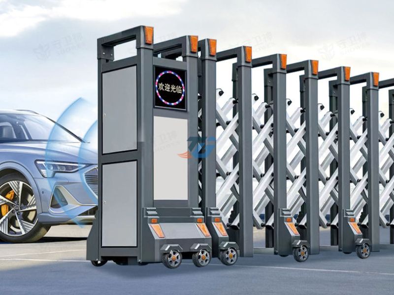 Báo giá cửa cổng xếp hợp kim nhôm trượt tự động Báo giá cửa cổng xếp hợp kim nhôm trượt tự động