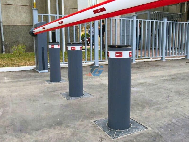 Cột chắn xe bollard tự động Cột chắn xe bollard tự động