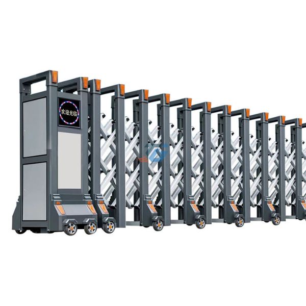 Cửa Cổng Xếp Hộp Kim Nhôm Trượt Tự Động - Ảnh 7