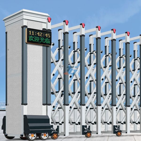 Cửa Cổng Xếp Hộp Kim Nhôm Trượt Tự Động - Ảnh 6