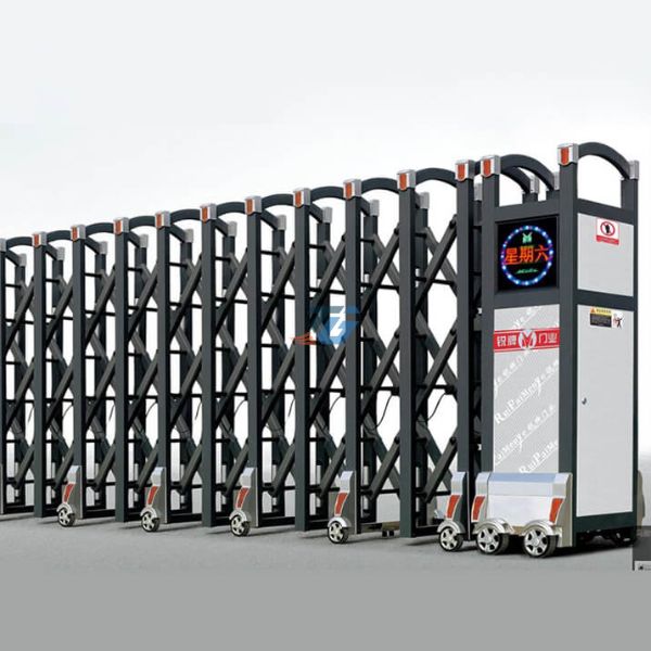 Cửa Cổng Xếp Hộp Kim Nhôm Trượt Tự Động - Ảnh 4