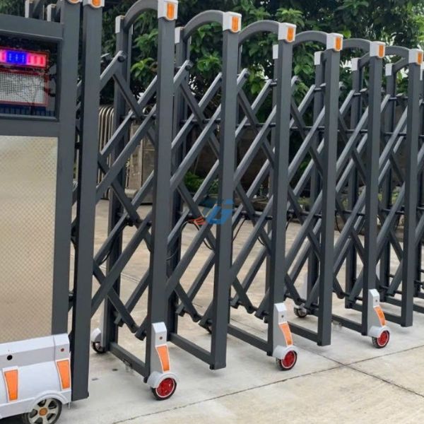 Cửa Cổng Xếp Hộp Kim Nhôm Trượt Tự Động - Ảnh 3