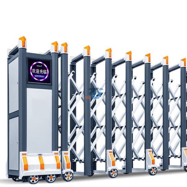 Cửa Cổng Xếp Inox Trượt Tự Động - Ảnh 3