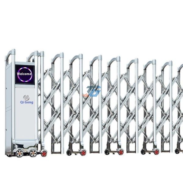 Cửa Cổng Xếp Inox Trượt Tự Động - Ảnh 6