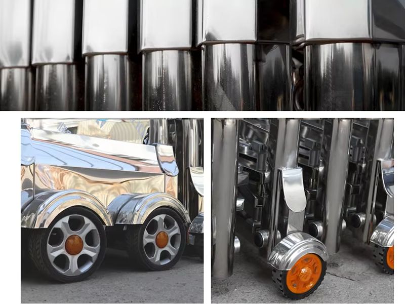 Đặc điểm nổi bật cổng xếp inox trượt tự động Đặc điểm nổi bật cổng xếp inox trượt tự động