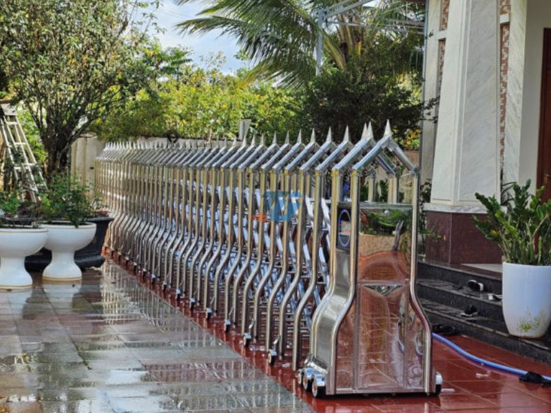 Đặt mua cổng xếp trượt tự động uy tín, chất lượng ở đâu