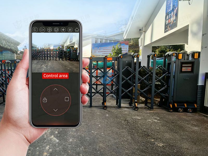 Nguyên lý hoạt động cửa cổng xếp hộp kim nhôm trượt tự động Nguyên lý hoạt động cửa cổng xếp hộp kim nhôm trượt tự động